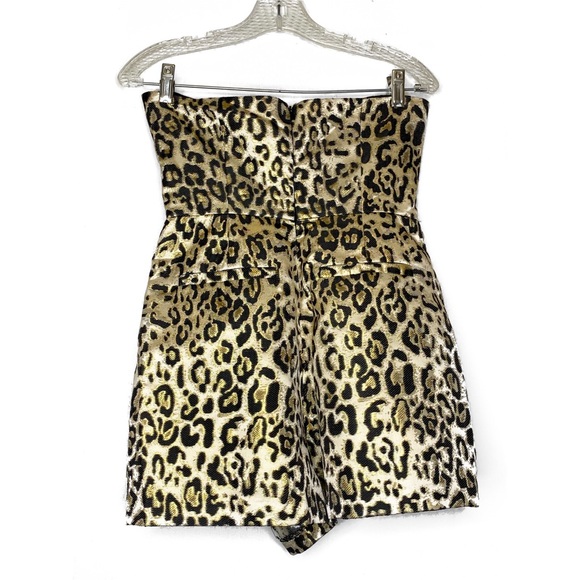 Ark & co Romper gold animal print size S - Picture 2 of 5
